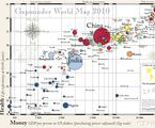 A chart entitled GapMinder World Map