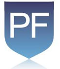 Policy Fellows logo (a blue shield)